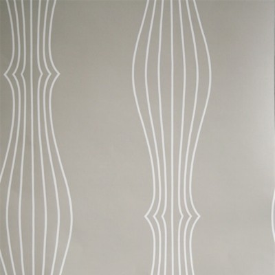 Фото Обои с рисунком - Полоски - стиль Английская классика - Серые - Купить в Интернет-магазине