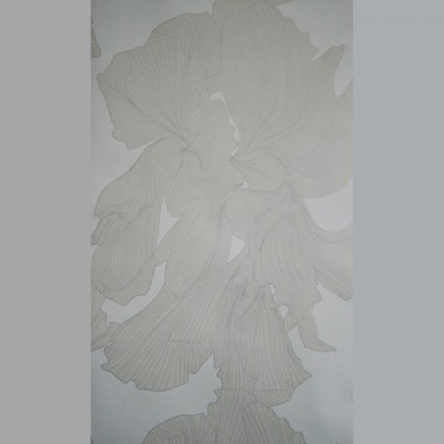 Фото Обои с рисунком - Крупный декор - стиль Современных дизайнеров - Серые - Купить в Интернет-магазине