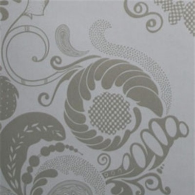Фото Обои с рисунком - Дамаск - стиль Современных дизайнеров - Серые - Купить в Интернет-магазине
