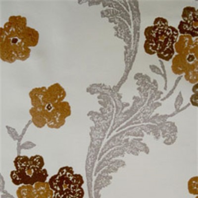 Фото Обои с рисунком - Цветы - стиль Английская классика - Серые - Купить в Интернет-магазине