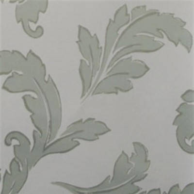 Фото Обои с рисунком - Растение - стиль Английская классика - Серые - Купить в Интернет-магазине