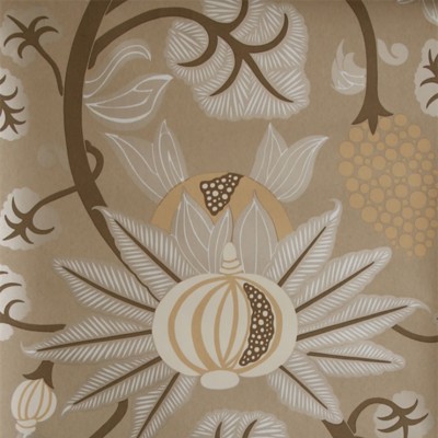 Фото Обои с рисунком - Крупный декор - стиль Современных дизайнеров - Коричневые - Купить в Интернет-магазине