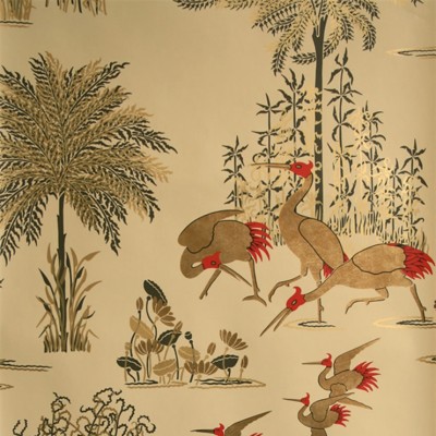 Фото Обои с рисунком - Крупный декор - стиль Современных дизайнеров - Бежевые - Купить в Интернет-магазине