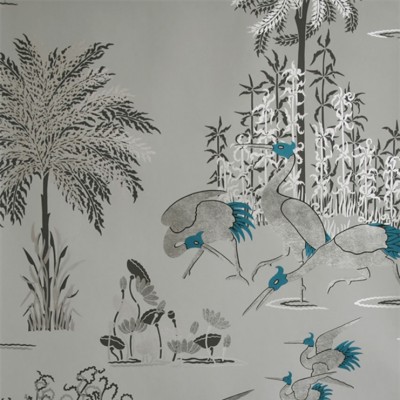 Фото Обои с рисунком - Крупный декор - стиль Современных дизайнеров - Серые - Купить в Интернет-магазине