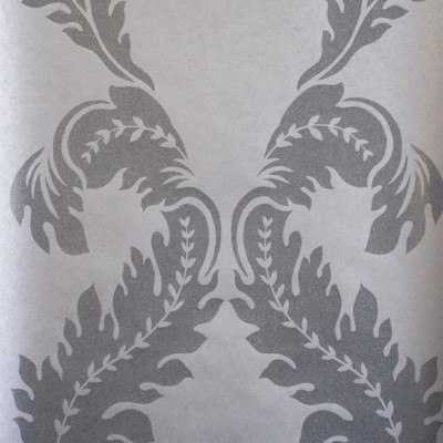 Фото Обои с рисунком - Дамаск - стиль Английская классика - Серые - Купить в Интернет-магазине