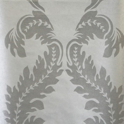 Фото Обои с рисунком - Дамаск - стиль Английская классика - Серые - Купить в Интернет-магазине