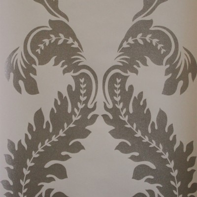 Фото Обои с рисунком - Дамаск - стиль Английская классика - Коричневые - Купить в Интернет-магазине