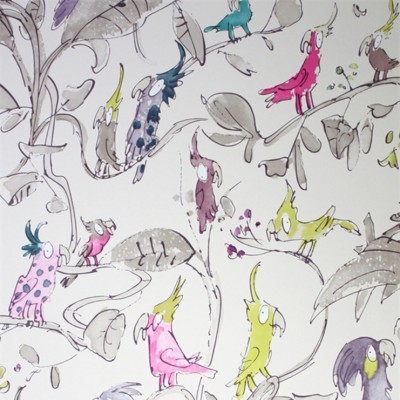 Фото Обои с рисунком - Детский рисунок - стиль Современных дизайнеров - Светло-серые - Купить в Интернет-магазине