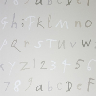 Фото Обои с рисунком - Детский рисунок - стиль Современных дизайнеров - Светло-серые - Купить в Интернет-магазине