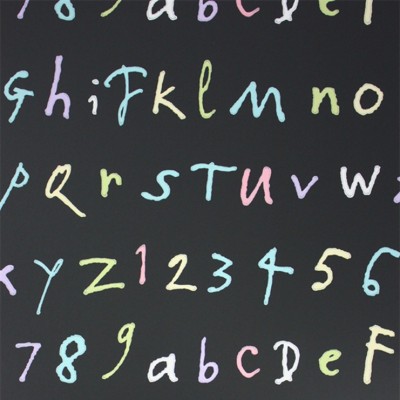 Фото Обои с рисунком - Детский рисунок - стиль Современных дизайнеров - Черные - Купить в Интернет-магазине