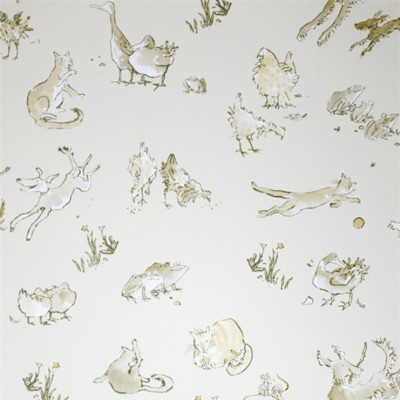 Фото Обои с рисунком - Детский рисунок - стиль Современных дизайнеров - Светло-серые - Купить в Интернет-магазине