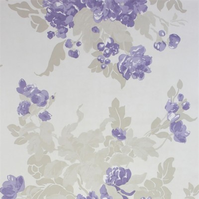 Фото Обои с рисунком - Цветы - стиль Английская классика - Серые - Купить в Интернет-магазине