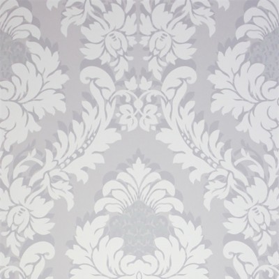 Фото Обои с рисунком - Дамаск - стиль Английская классика - Серые - Купить в Интернет-магазине