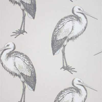 Фото Обои с рисунком - Анималистический принт - стиль Английская классика - Светло-серые - Купить в Интернет-магазине