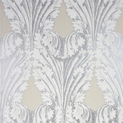 Фото Обои с рисунком - Дамаск - стиль Английская классика - Светло-серые - Купить в Интернет-магазине