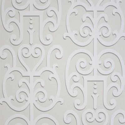 Фото Обои с рисунком - Завиток - стиль Английская классика - Кремовые - Купить в Интернет-магазине