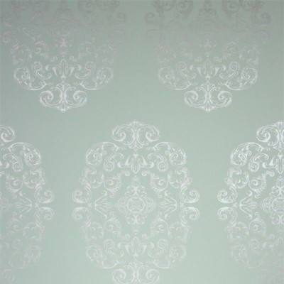 Фото Обои с рисунком - Дамаск - стиль Английская классика - Бирюзовые - Купить в Интернет-магазине