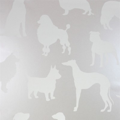 Фото Обои с рисунком - Крупный декор - стиль Английская классика - Светло-серые - Купить в Интернет-магазине