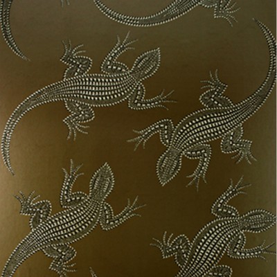 Фото Обои с рисунком - Орнамент - стиль Современных дизайнеров - Золотые - Купить в Интернет-магазине