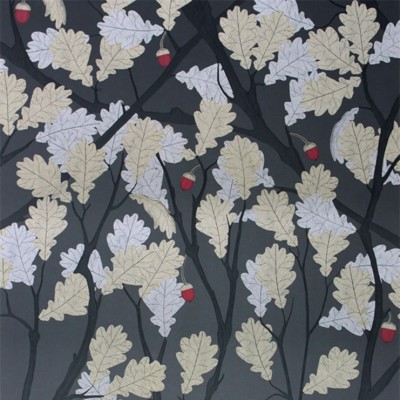 Фото Обои с рисунком - Растение - стиль Современный - Черные - Купить в Интернет-магазине