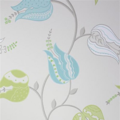 Фото Обои с рисунком - Орнамент - стиль Английская классика - Серые - Купить в Интернет-магазине