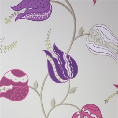 Фото Обои с рисунком - Орнамент - стиль Английская классика - Серые - Купить в Интернет-магазине