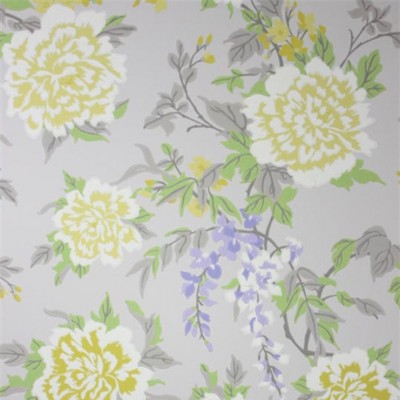 Фото Обои с рисунком - Цветы - стиль Английская классика - Голубы - Купить в Интернет-магазине