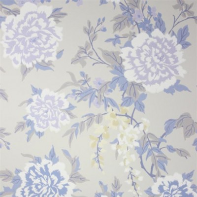 Фото Обои с рисунком - Цветы - стиль Английская классика - Светло-серые - Купить в Интернет-магазине
