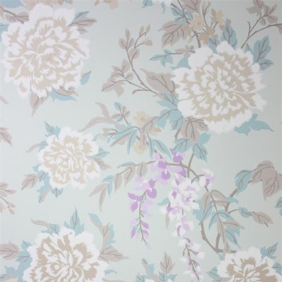 Фото Обои с рисунком - Цветы - стиль Английская классика - Голубы - Купить в Интернет-магазине