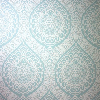 Фото Обои с рисунком - Дамаск - стиль Английская классика - Синие - Купить в Интернет-магазине