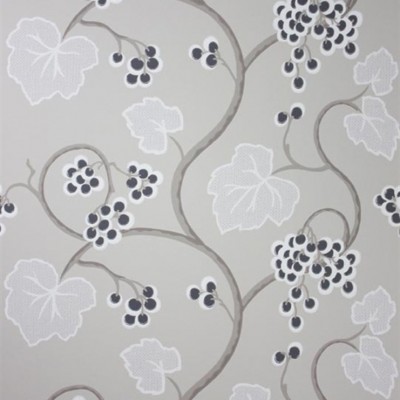 Фото Обои с рисунком - Завиток - стиль Английская классика - Серые - Купить в Интернет-магазине