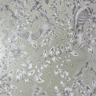 Фото Обои с рисунком - Анималистический принт - стиль Английская классика - Серые - Купить в Интернет-магазине