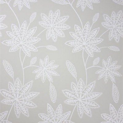 Фото Обои с рисунком - Цветы - стиль Английская классика - Серые - Купить в Интернет-магазине