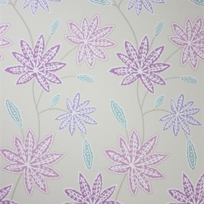 Фото Обои с рисунком - Цветы - стиль Английская классика - Серые - Купить в Интернет-магазине