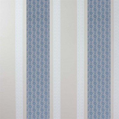 Фото Обои с рисунком - Полоски - стиль Современный - Синие - Купить в Интернет-магазине