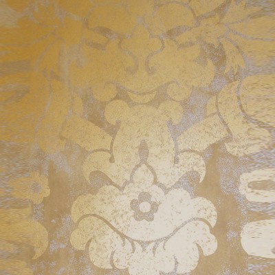 Фото Обои с рисунком - Дамаск - стиль Английская классика - Золотые - Купить в Интернет-магазине