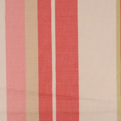 Фото Ткань портьерная с рисунком - Полоски - стиль Английский - Красные - Купить в Интернет-магазине