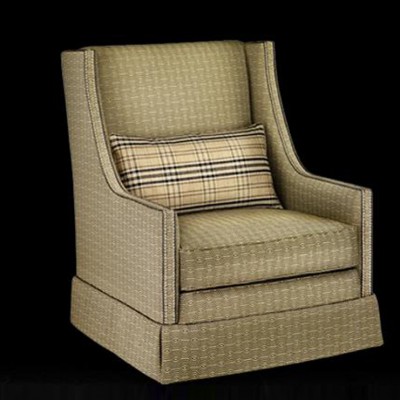 Фото Кресло обитое - стиль Английская классика - Для гостиной - удобное кресло производства США - Artistic - Draycott Design - Купить в Интернет-магазине