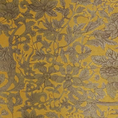 Фото Обои с рисунком - Растение - стиль Английская классика - Желтые - Купить в Интернет-магазине