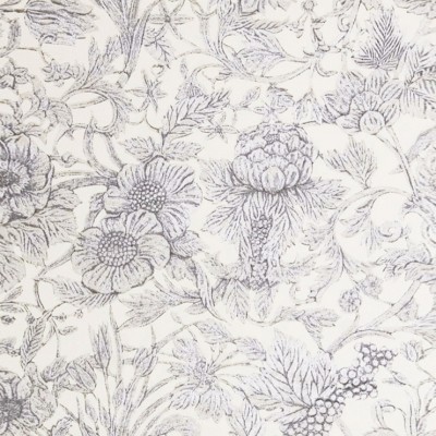 Фото Обои с рисунком - Растение - стиль Английская классика - Белые - Купить в Интернет-магазине