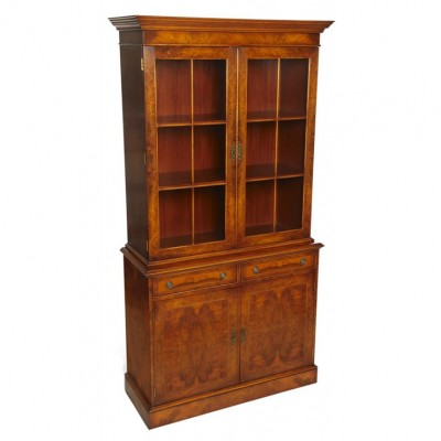 Фото Шкаф книжный/библиотека - стиль Английская классика - Для кабинета - Купить в Интернет-магазине