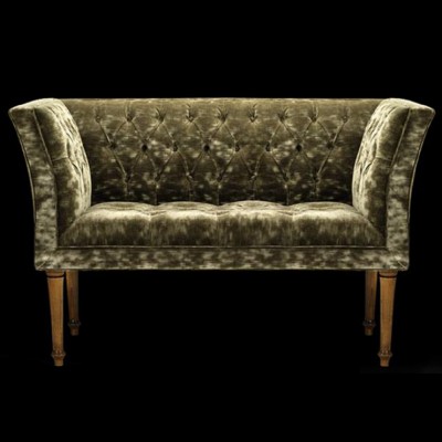 Фото Диван малый - стиль Английская классика - Для гостиной - Купить в Интернет-магазине