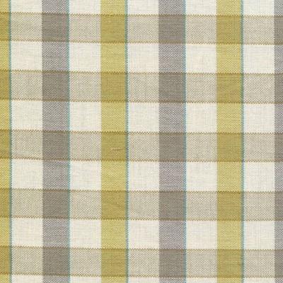 Фото Ткань портьерная с рисунком - Клетка - стиль Английский - Желтая - Купить в Интернет-магазине