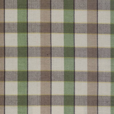 Фото Ткань портьерная с рисунком - Клетка - стиль Английский - Зеленая - Купить в Интернет-магазине
