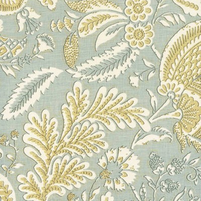 Фото Ткань портьерная с рисунком - Дамаск - стиль Английский - Голуба - Купить в Интернет-магазине