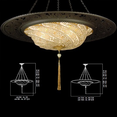 Фото Светильник потолочный - стиль Фантазийные - Стеклянный - Купить в Интернет-магазине