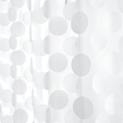 Фото Ткань портьерная с рисунком - Орнамент - стиль Современный - Белый - Купить в Интернет-магазине