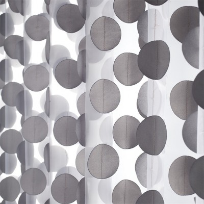 Фото Ткань портьерная с рисунком - Орнамент - стиль Современный - Белый - Купить в Интернет-магазине