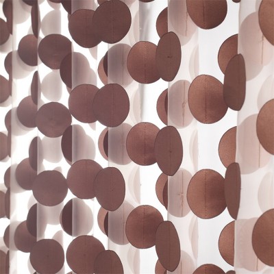 Фото Ткань портьерная с рисунком - Орнамент - стиль Современный - Белый - Купить в Интернет-магазине