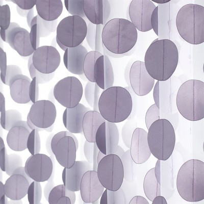 Фото Ткань портьерная с рисунком - Орнамент - стиль Современный - Белый - Купить в Интернет-магазине